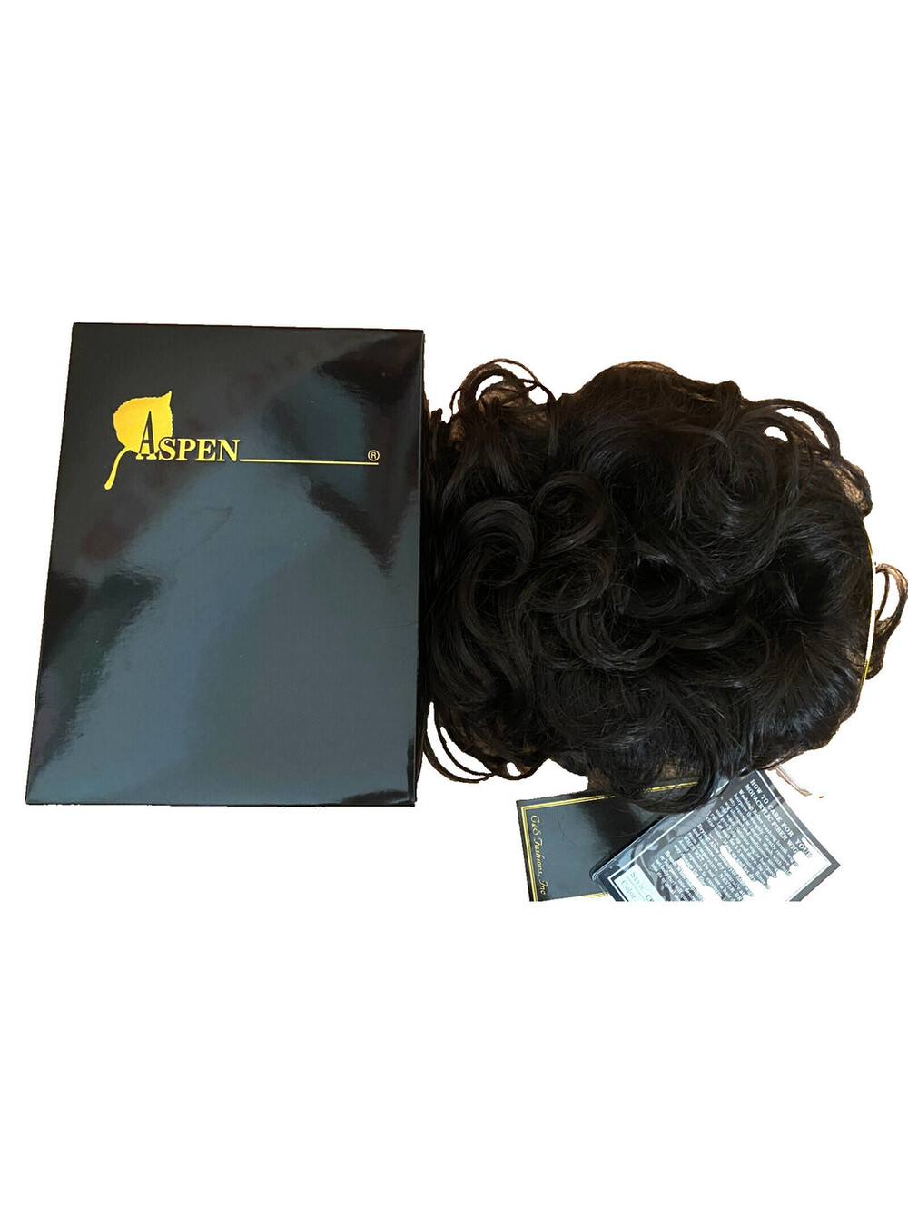 NEW Aspen Topper Top Piece CP-10 Top Secret Synthetic Hair in 4 Dark Brown BOXED